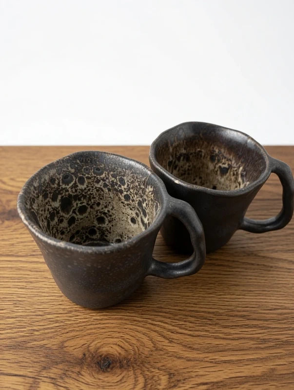 Negro mate con interior moteado