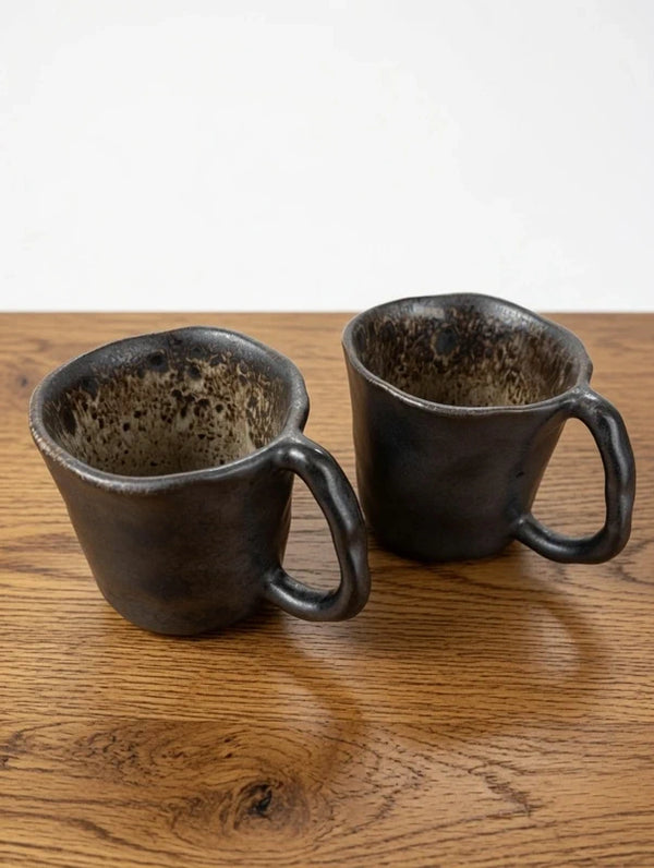 Pack 2 Negro mate con interior moteado