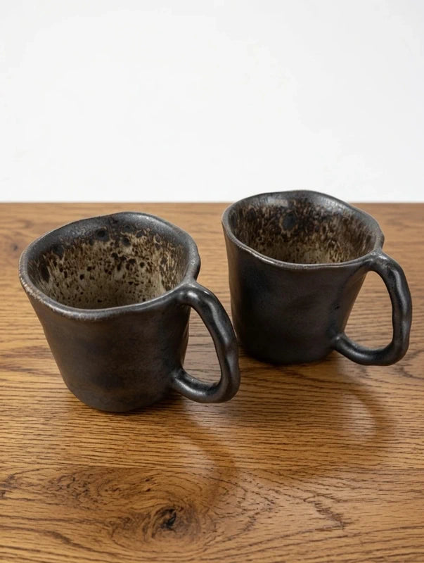 Pack 2 Negro mate con interior moteado
